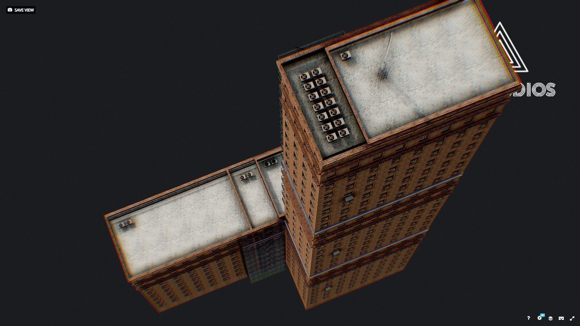 Low Poly - New York Building 3D model_8