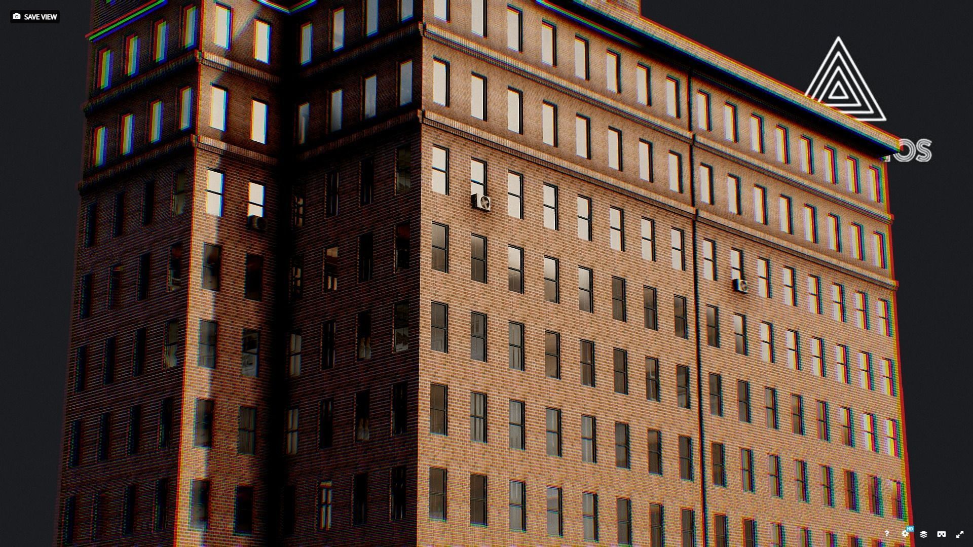 Low Poly - New York Building 3D model_10