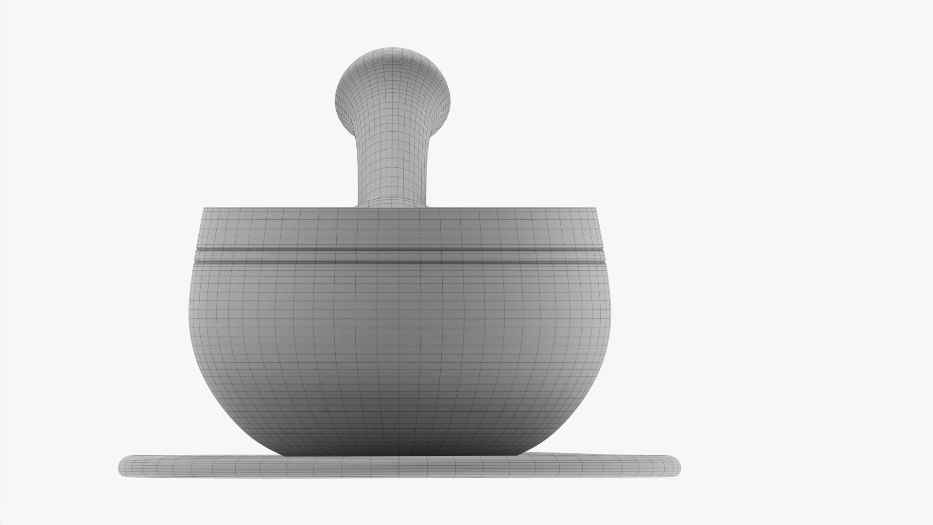 Tibetan singing bowl 3D model_10