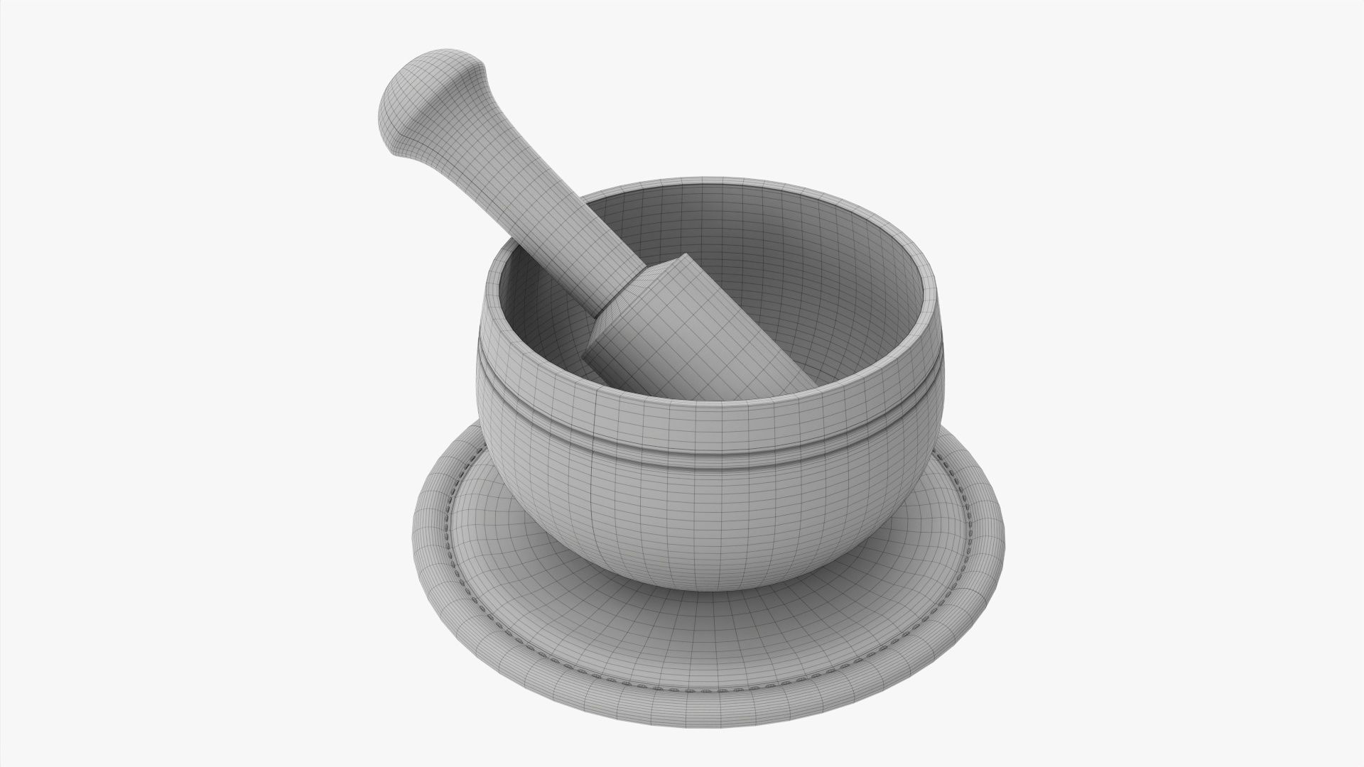 Tibetan singing bowl 3D model_7