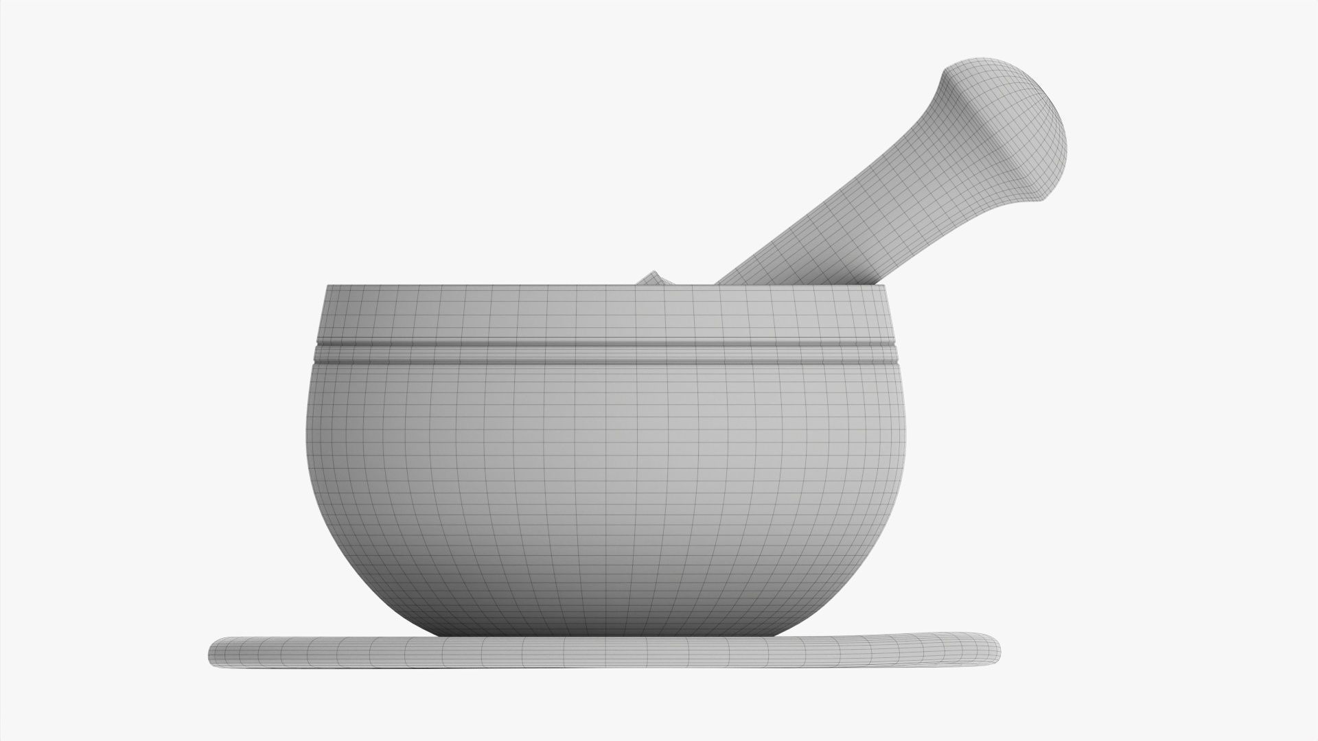 Tibetan singing bowl 3D model_9