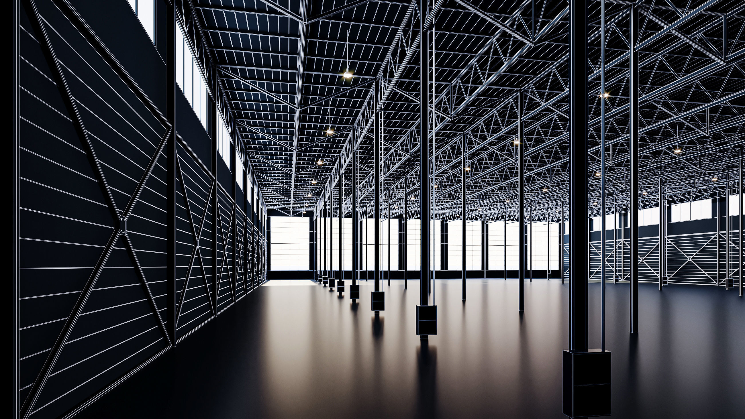 warehouse 01 low poly Low-poly 3D model_6