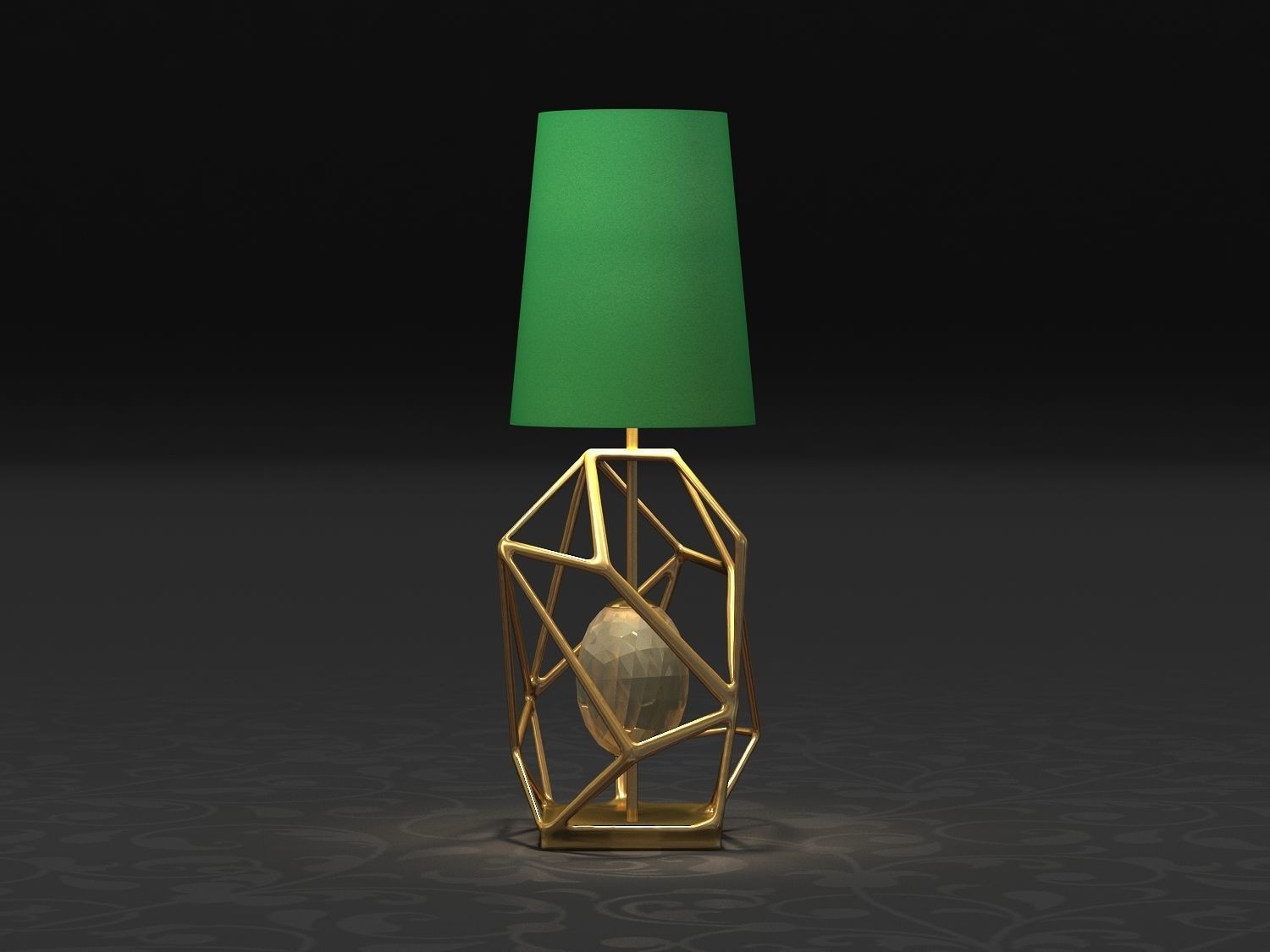 Gem Table Lamp - By koket style 3D model_4