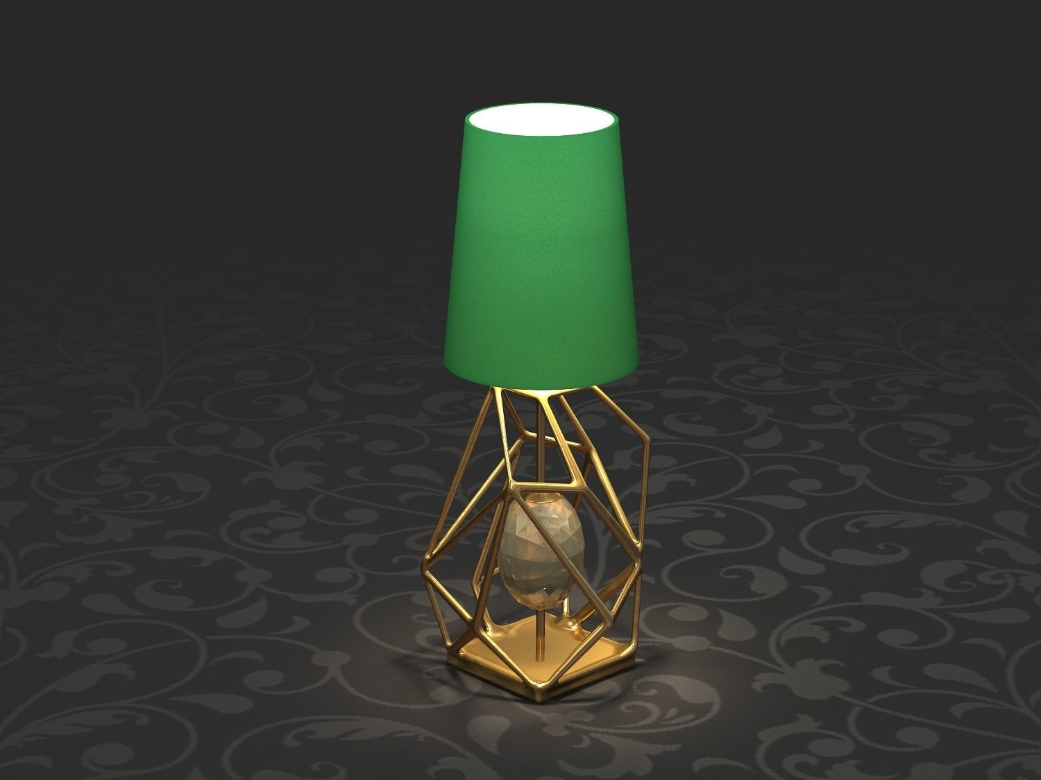 Gem Table Lamp - By koket style 3D model_1