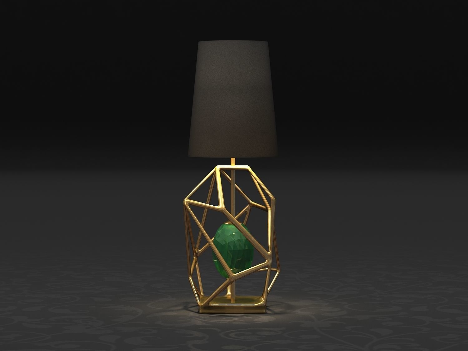 Gem Table Lamp - By koket style 3D model_5