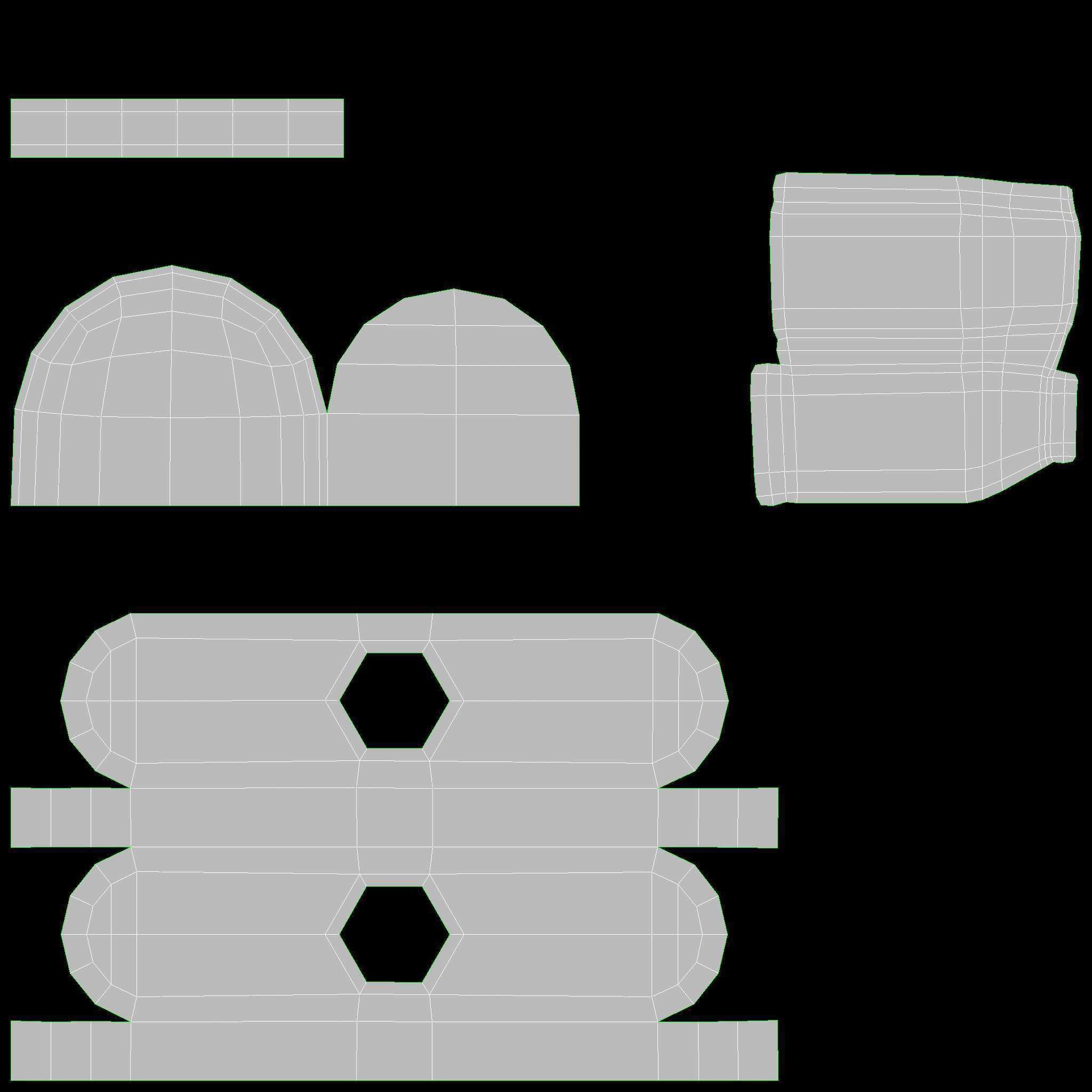 LED strip roll 3D model_13