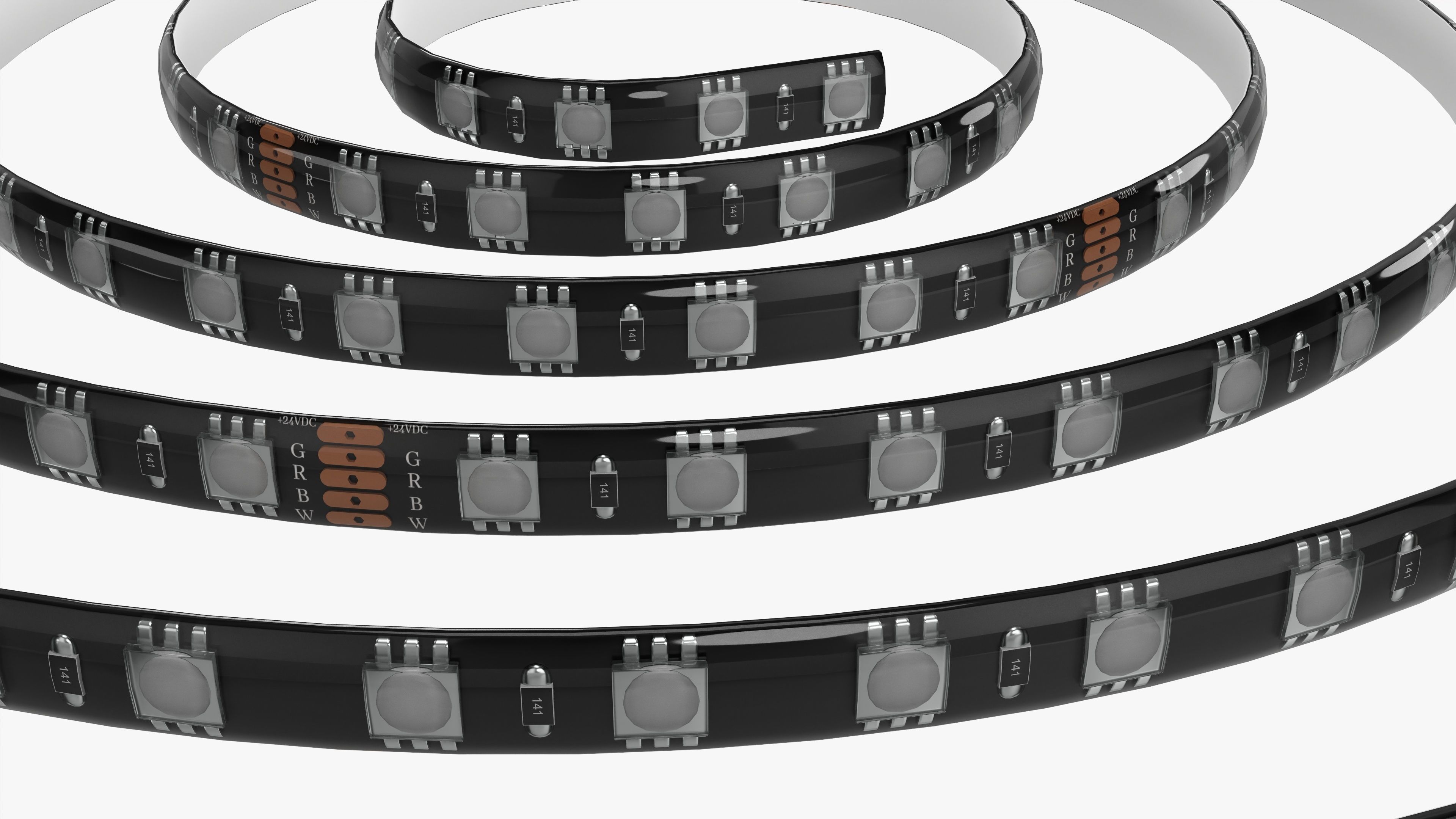 LED strip roll 3D model_3