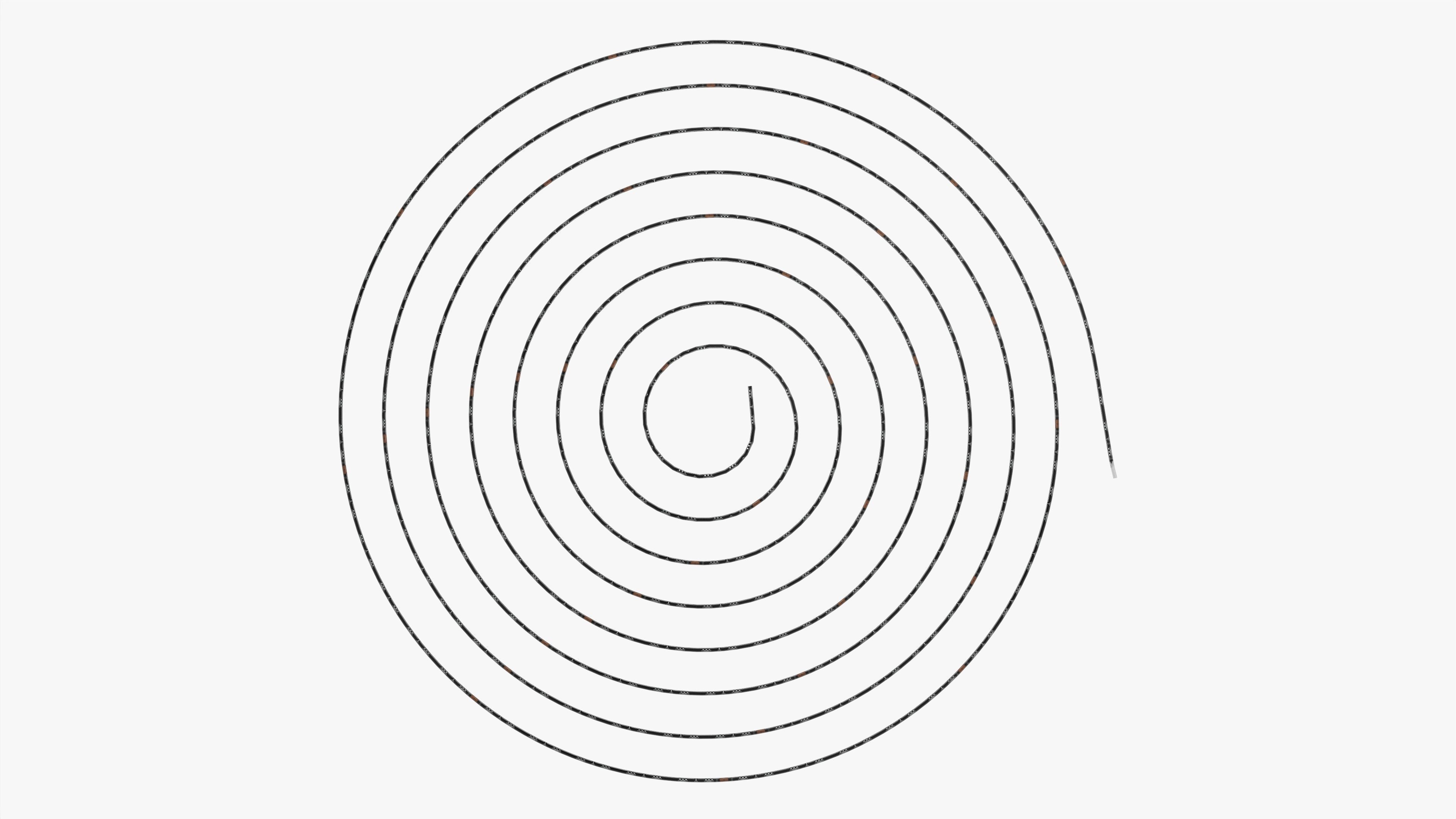 LED strip roll 3D model_6