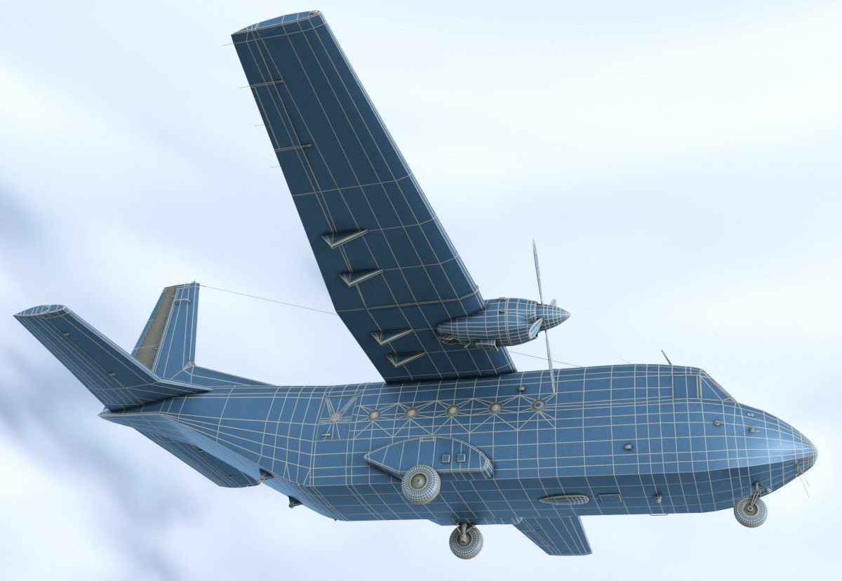 CASA 212 Aviocar 3D model_21