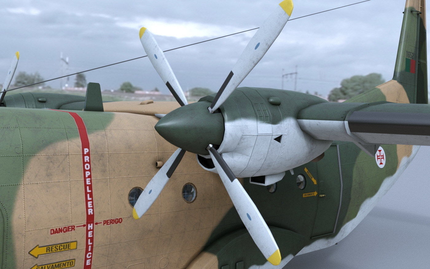 CASA 212 Aviocar 3D model_10