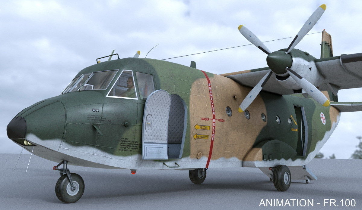 CASA 212 Aviocar 3D model_7