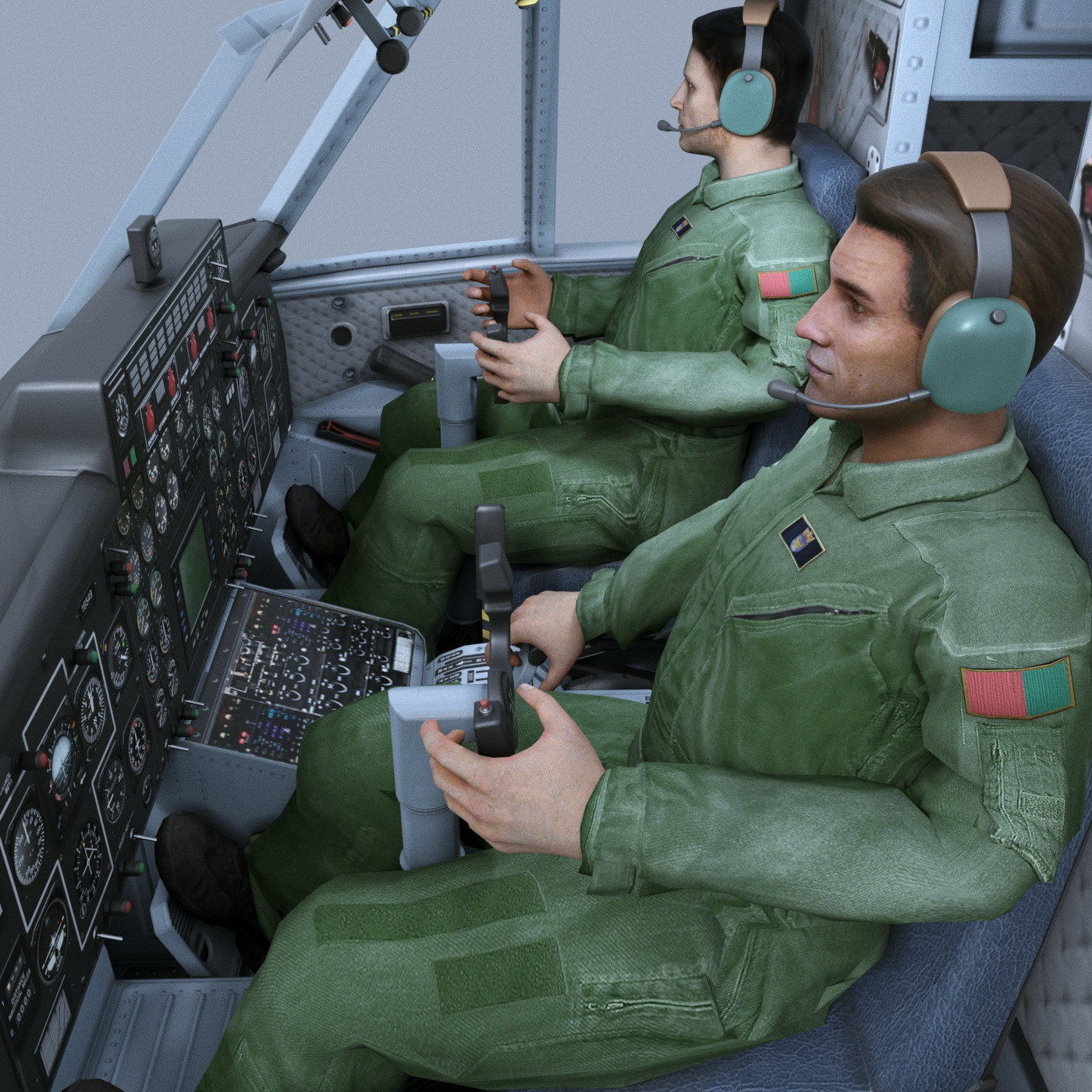 CASA 212 Aviocar 3D model_14