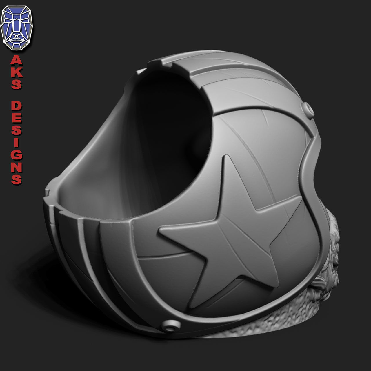 Biker gorilla 1 Penstand cum flowerpot 3D print model_4