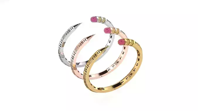 pencil jewelry 3D print model