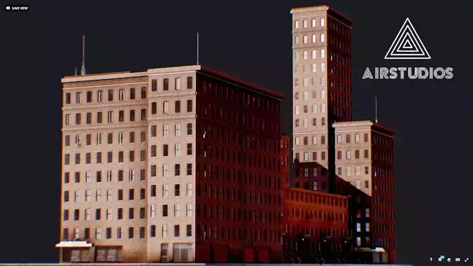 Low Poly - New York City Block 2