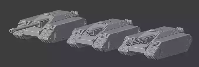 Gladius Heavy Support Tank 3 model PACK