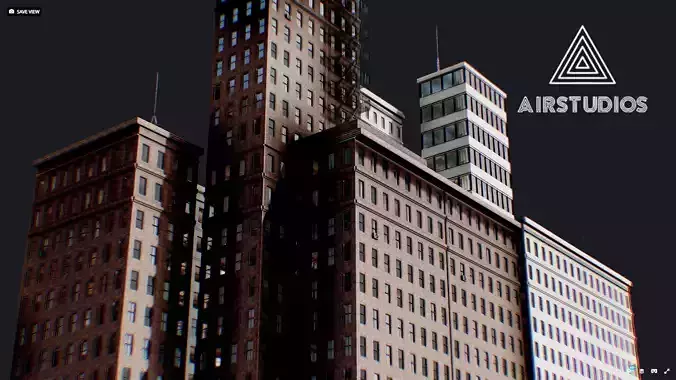Low Poly - New York City Block 3