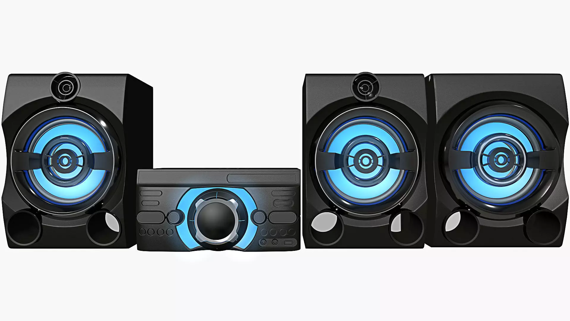 Sony MHCM80D Mini Audio System 3D model