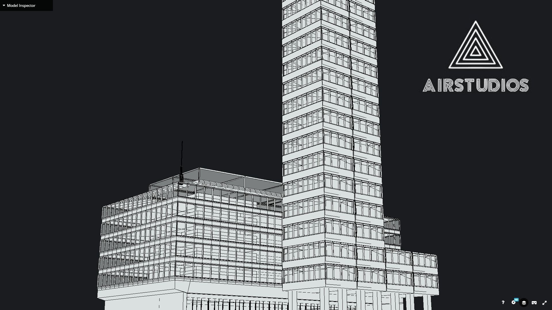 Low Poly - New York Building Skyscraper Low-poly 3D model_8