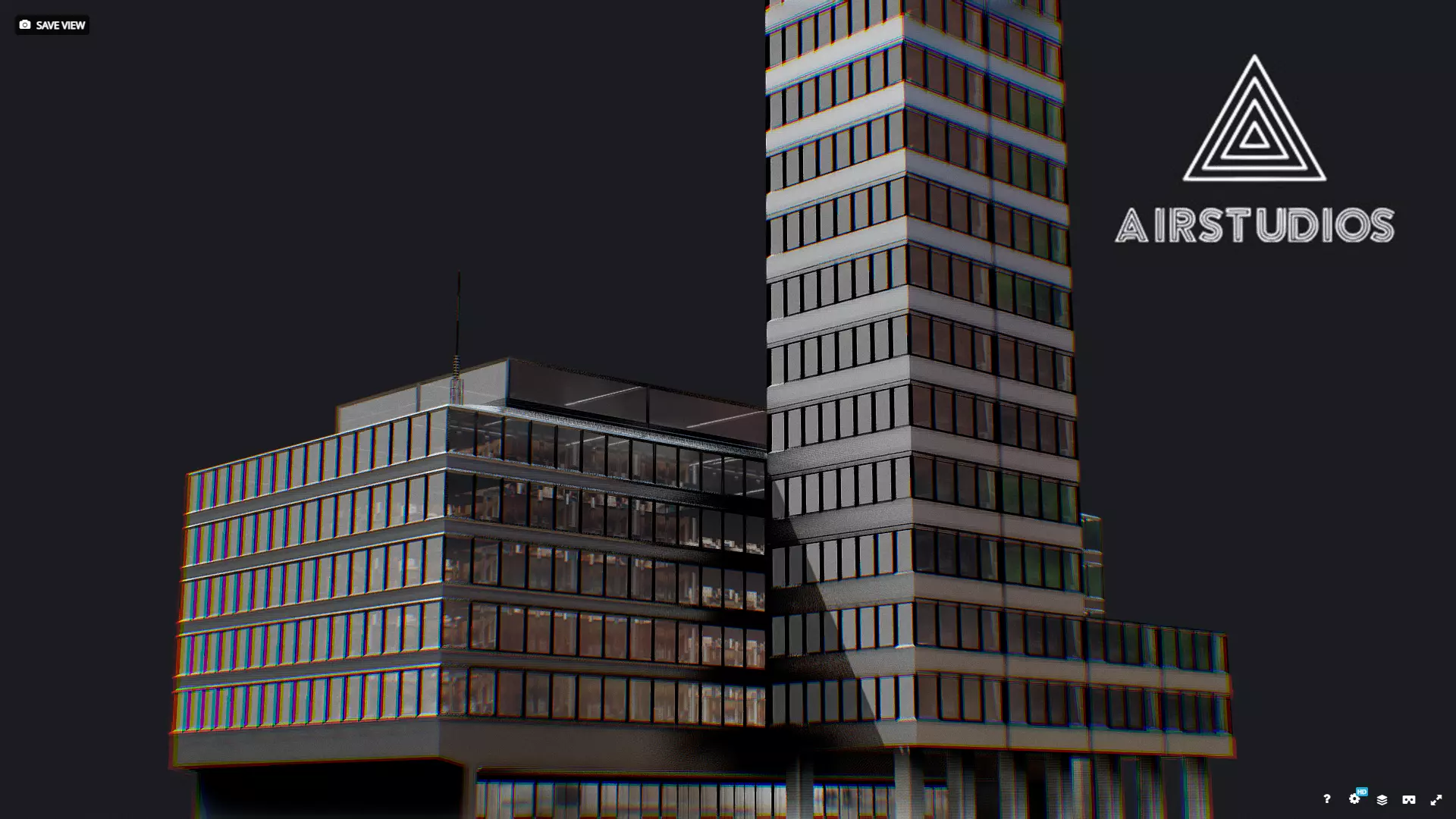 Low Poly - New York Building Skyscraper Low-poly 3D model_0