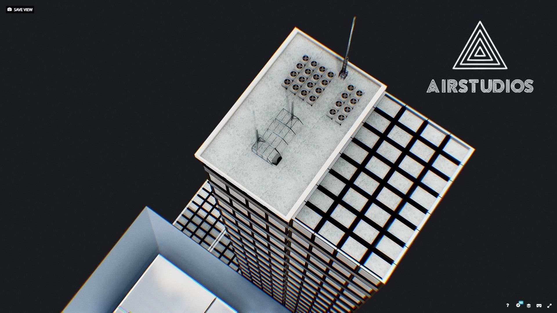 Low Poly - New York Building Skyscraper Low-poly 3D model_5