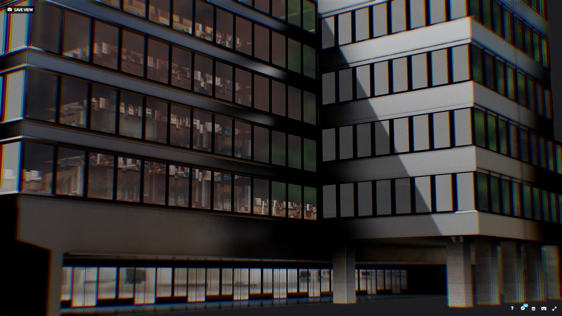 Low Poly - New York Building Skyscraper Low-poly 3D model_4