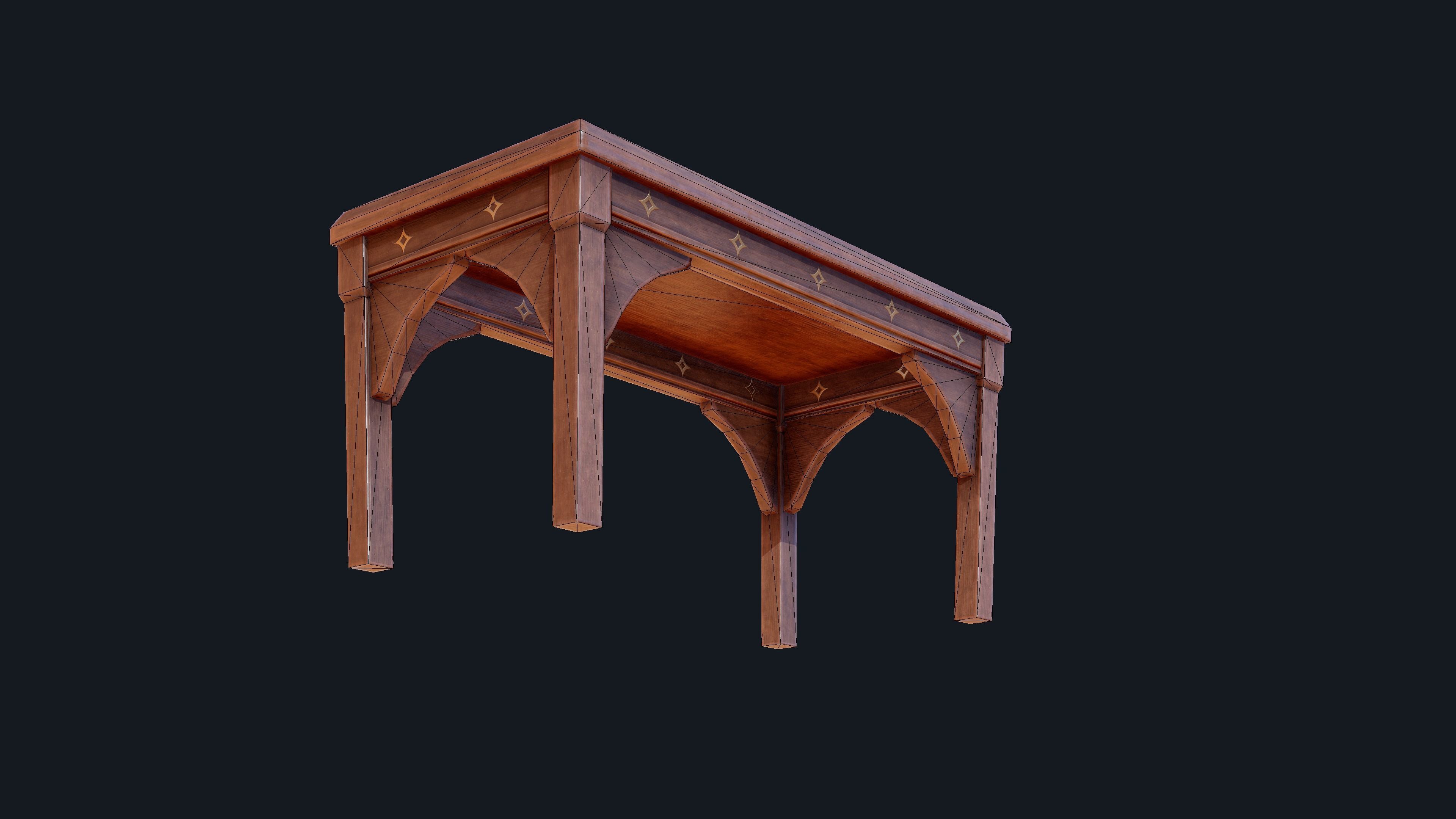 Astro Magic Table Low-poly 3D model_14