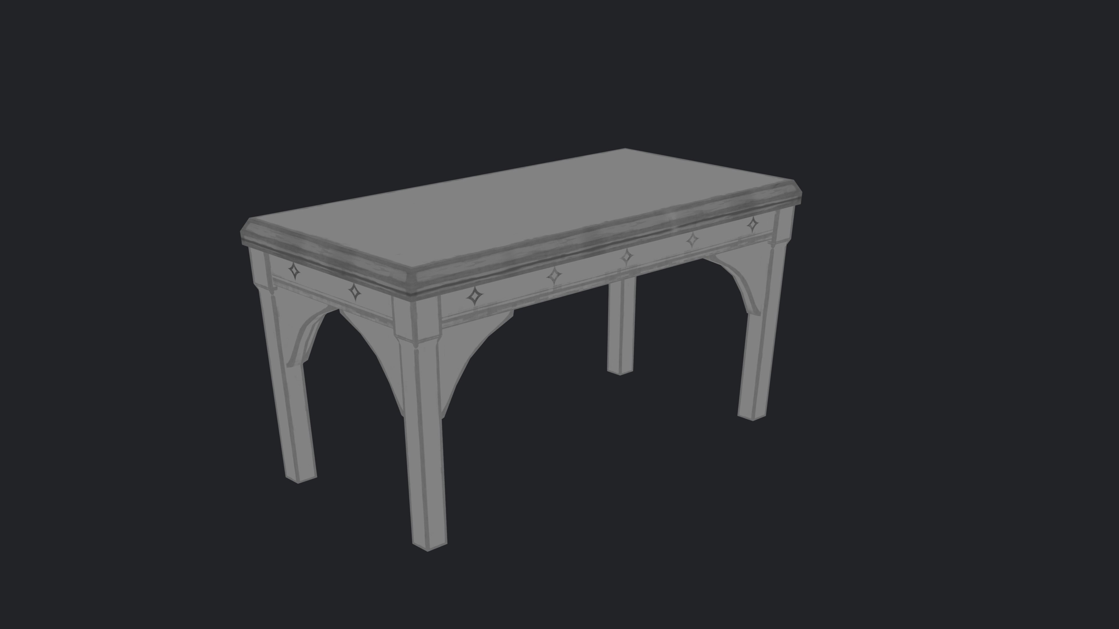 Astro Magic Table Low-poly 3D model_11