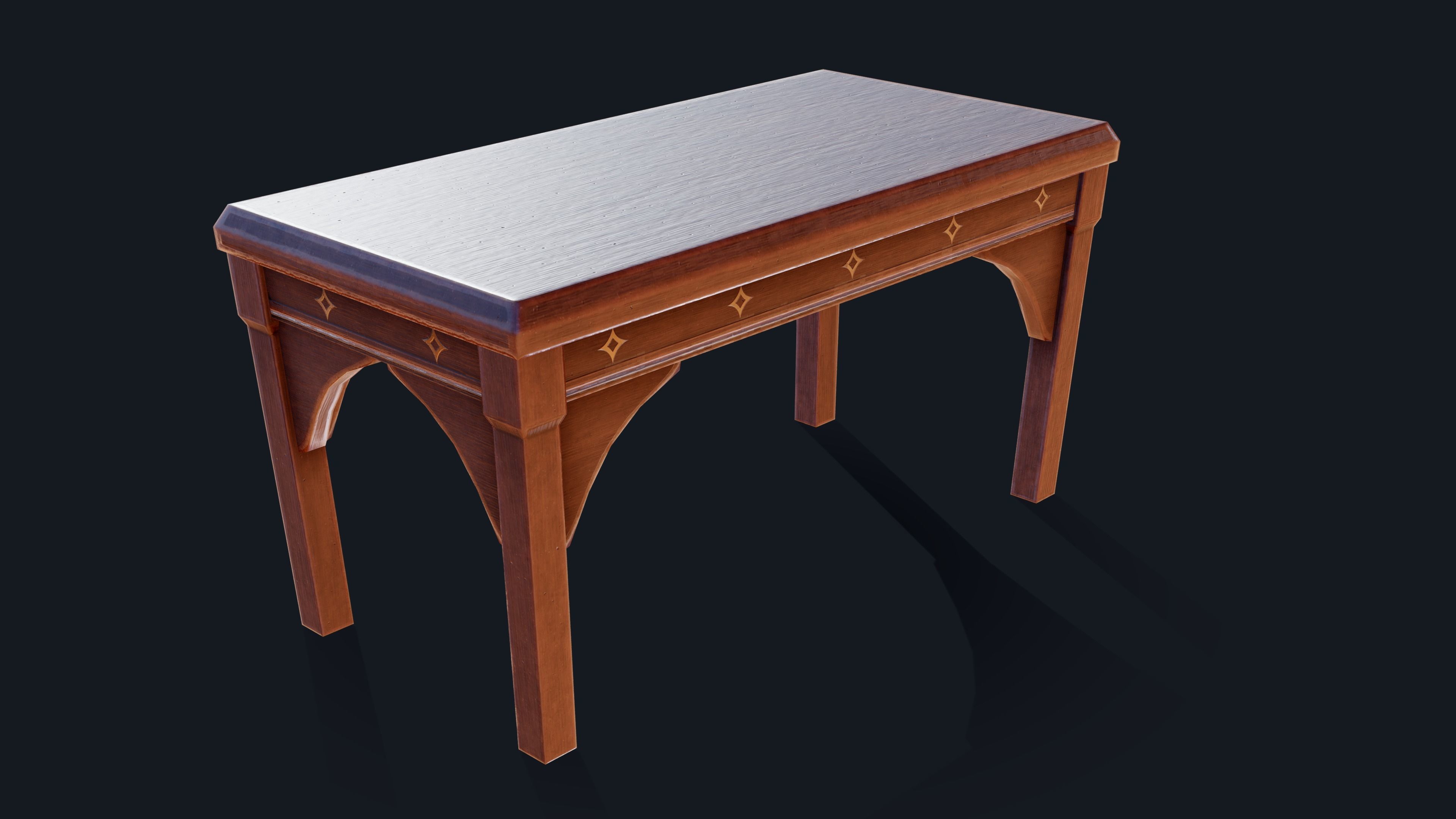 Astro Magic Table Low-poly 3D model_2