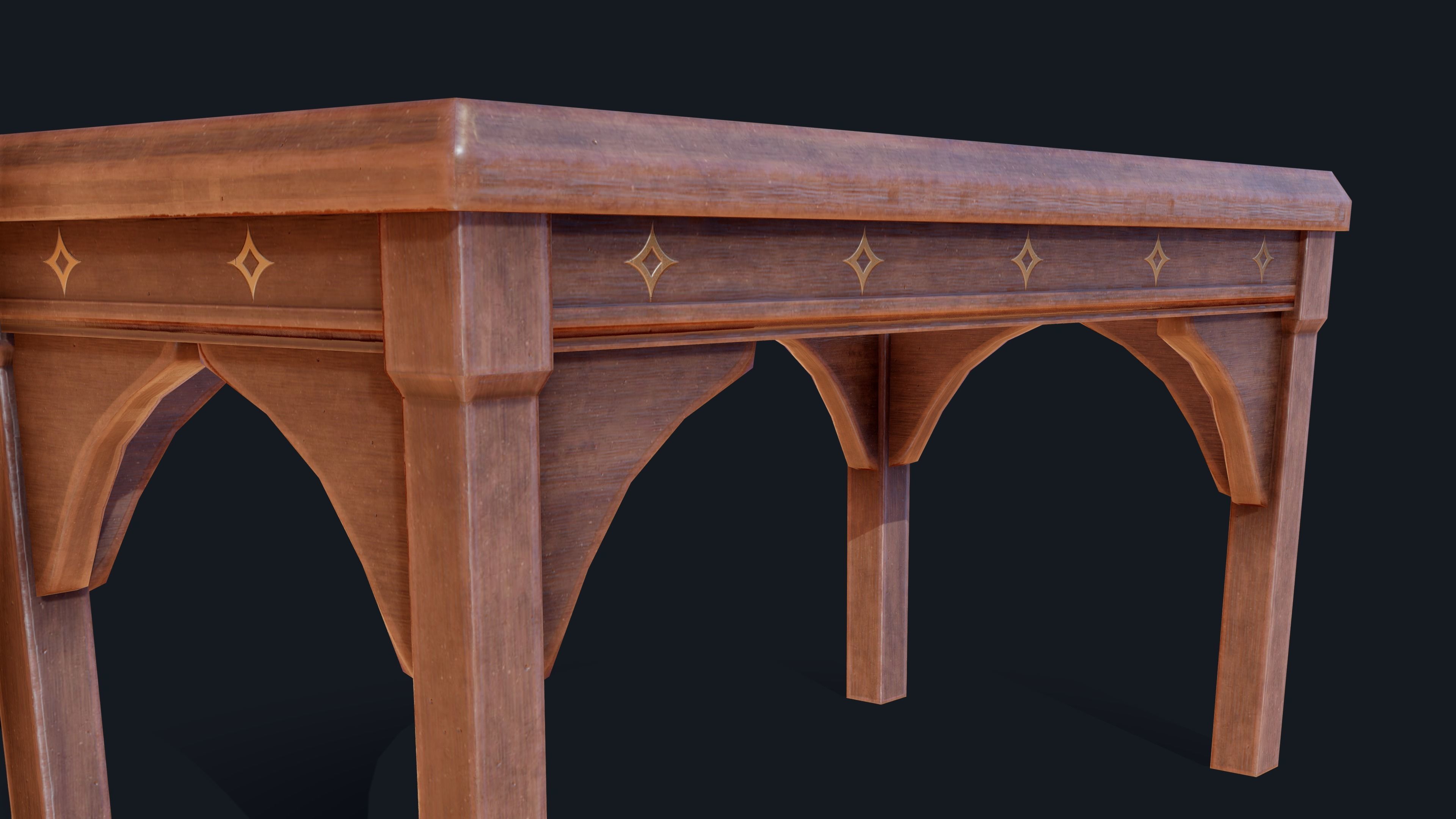 Astro Magic Table Low-poly 3D model_4