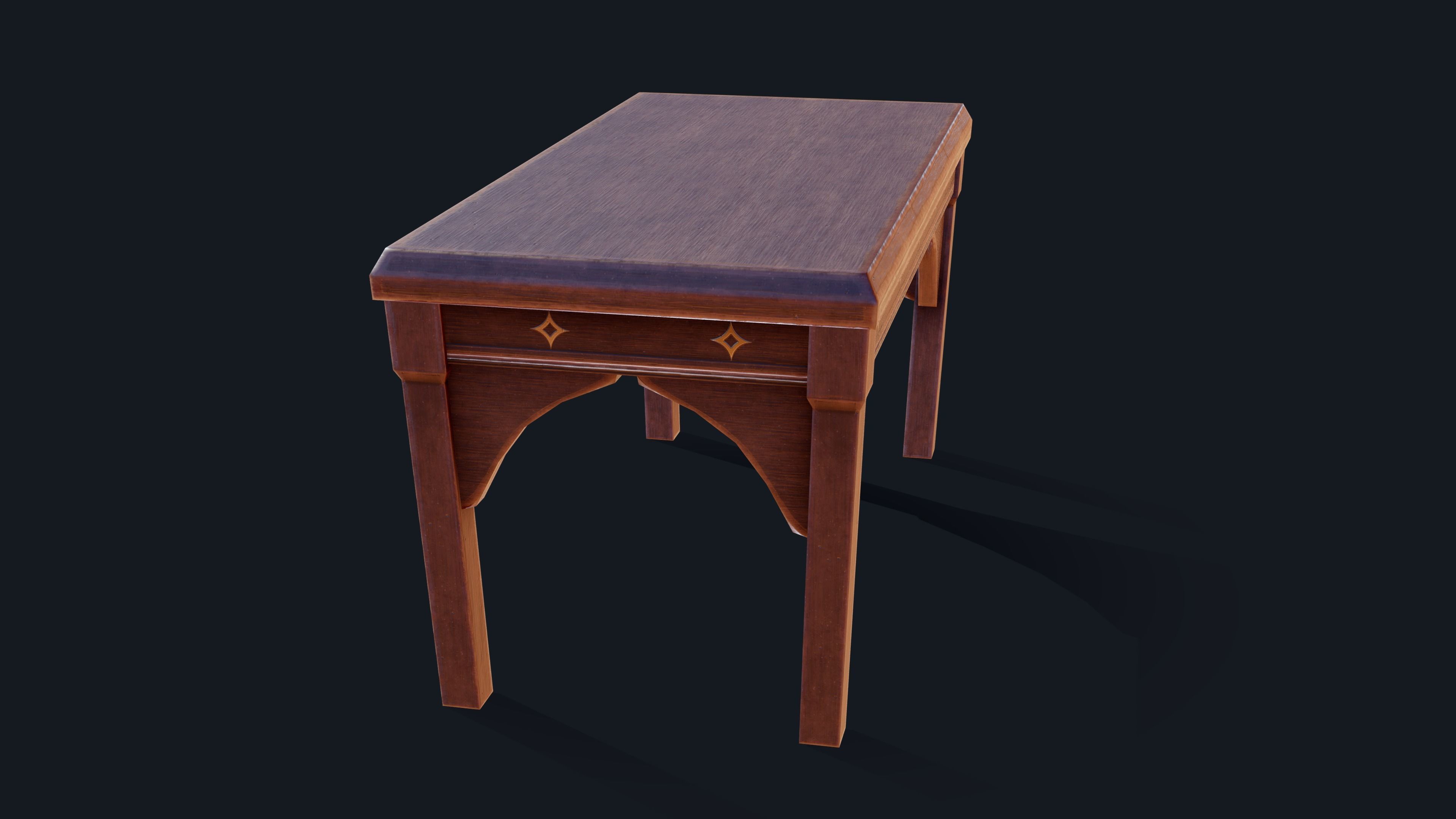 Astro Magic Table Low-poly 3D model_7