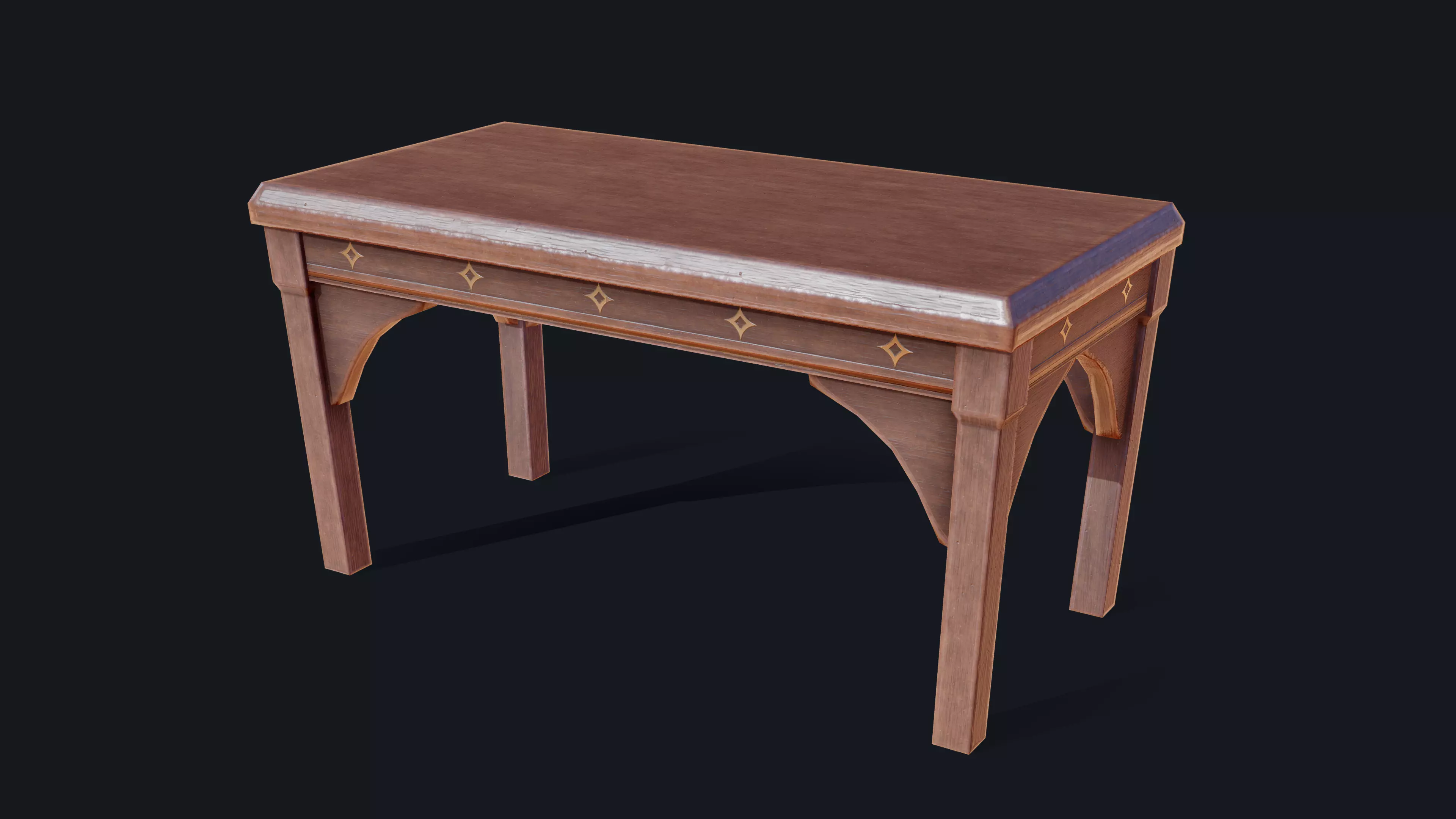 Astro Magic Table Low-poly 3D model_0