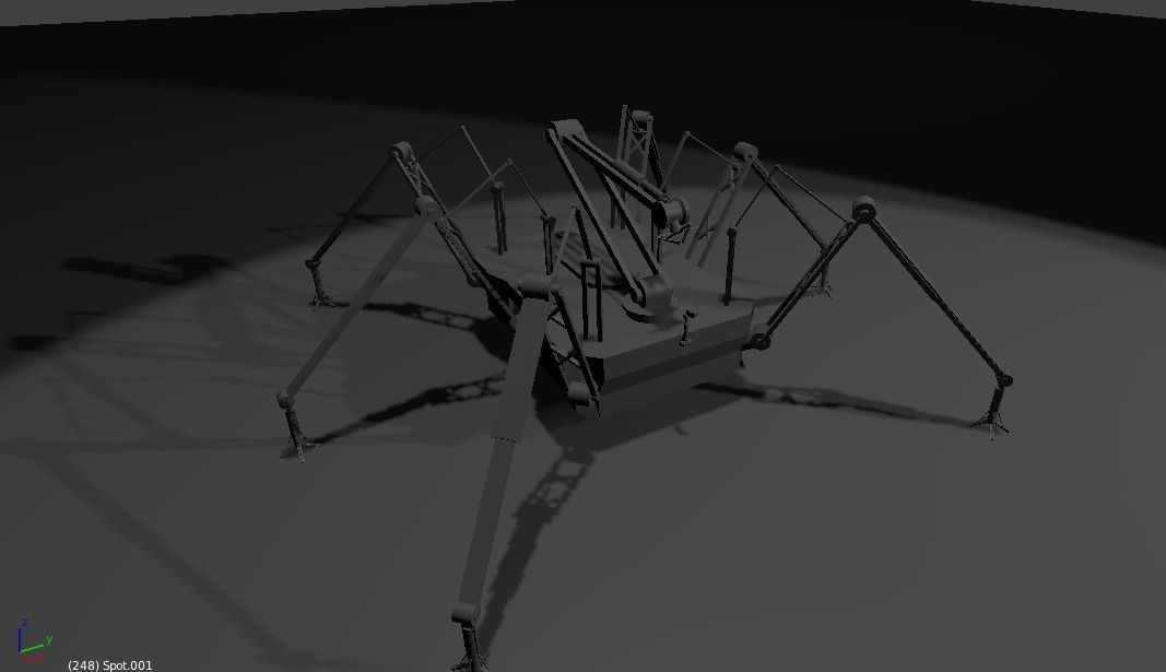 Scout Robot Free 3D model_1