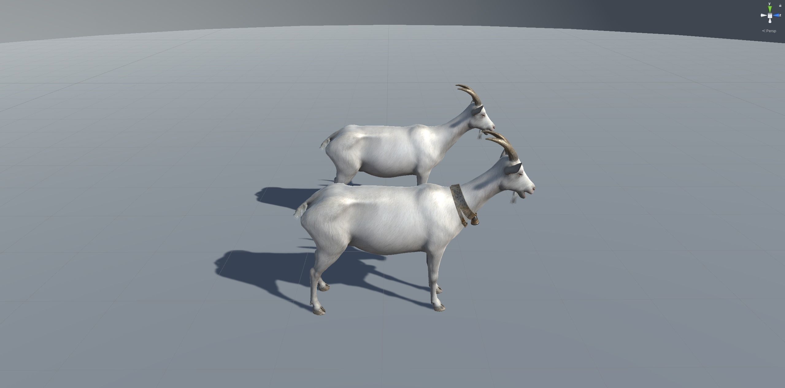 Classic Goat Low-poly 3D model_17