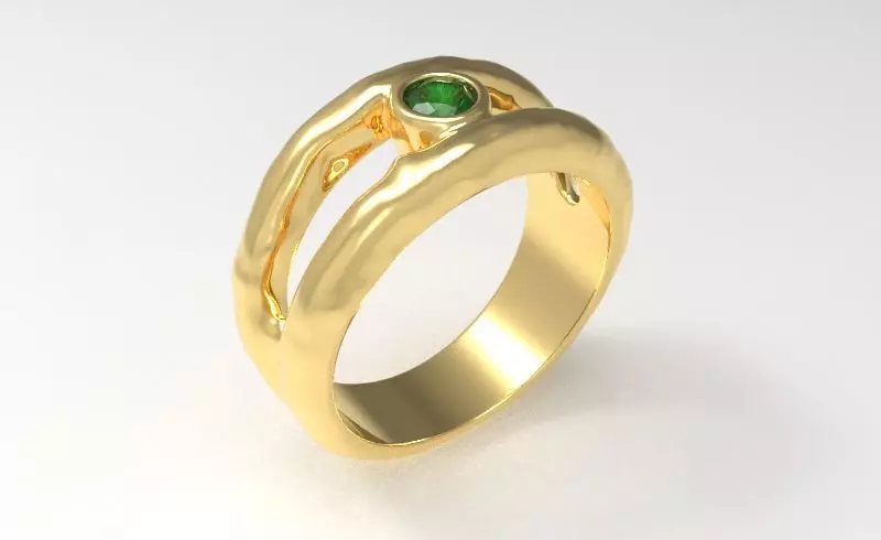 AI generated ring Free 3D print model