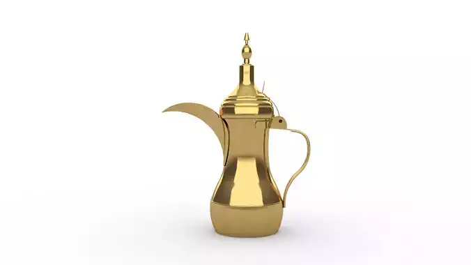 Arabirc Coffee Pot - Dallah 3D model