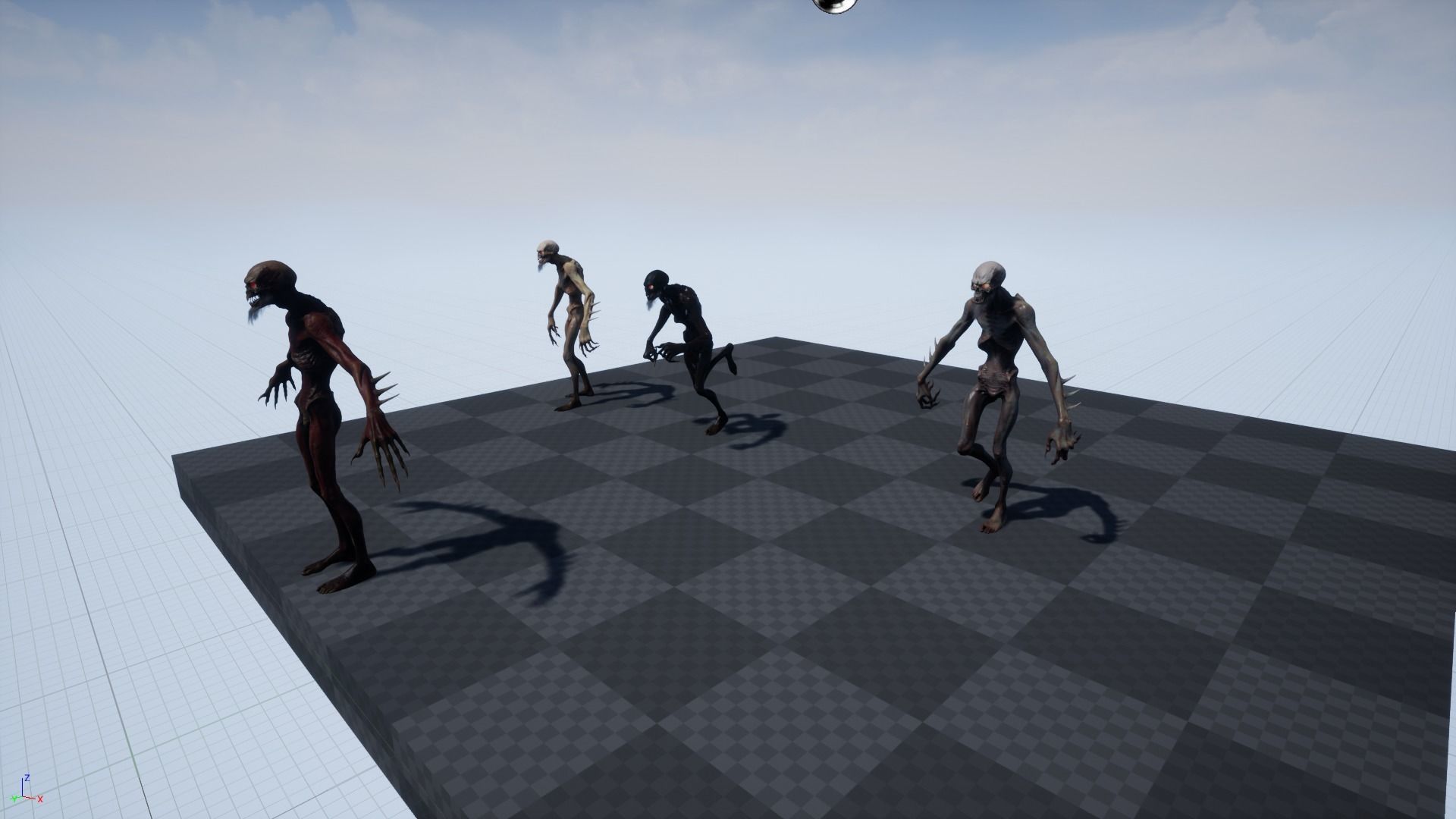 Mutant 2 undead creature Low-poly 3D model_17