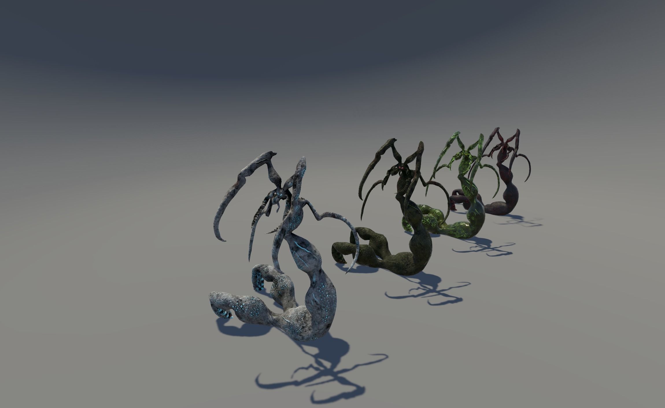 Monster1 plant Low-poly 3D model_31