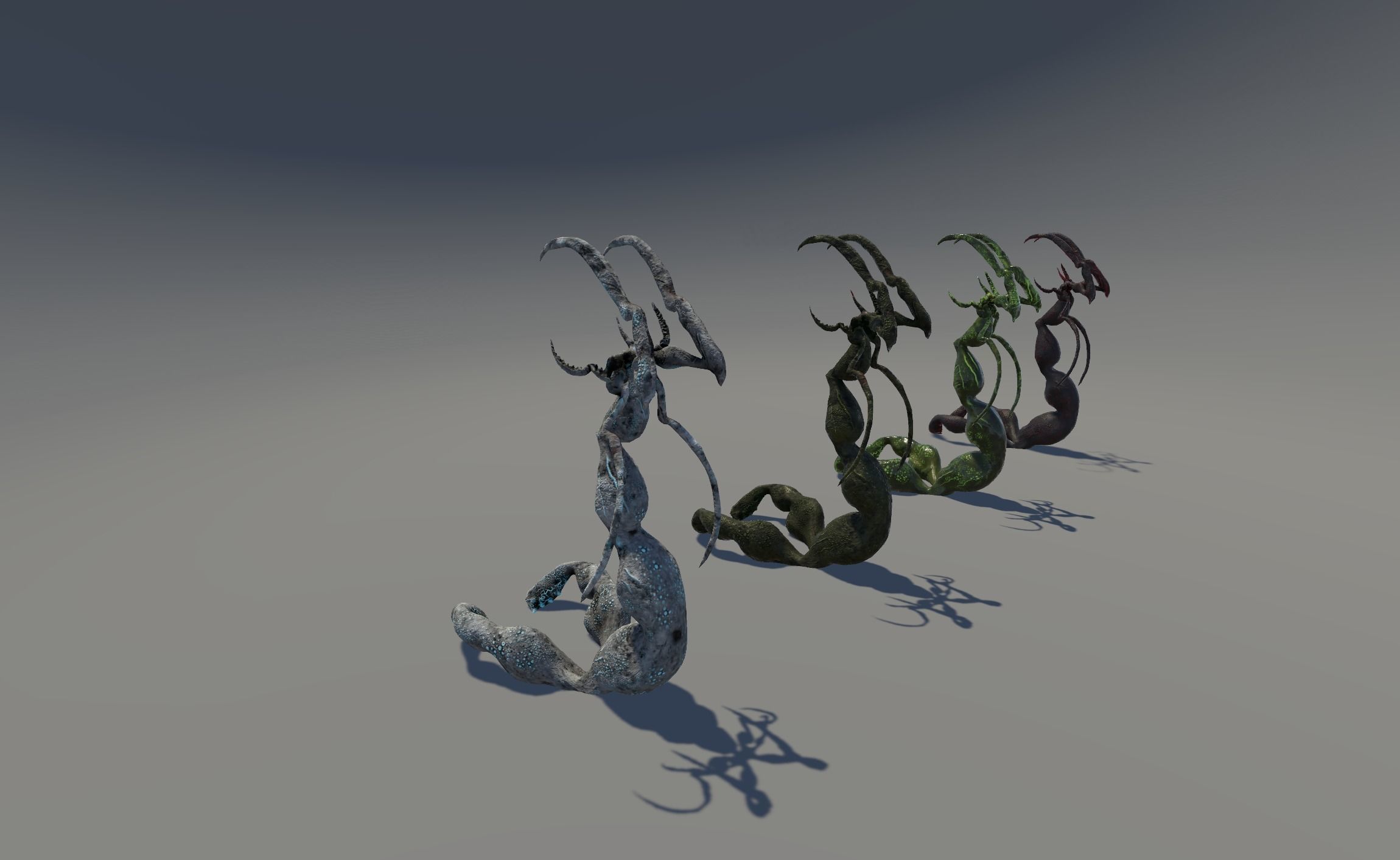 Monster1 plant Low-poly 3D model_32