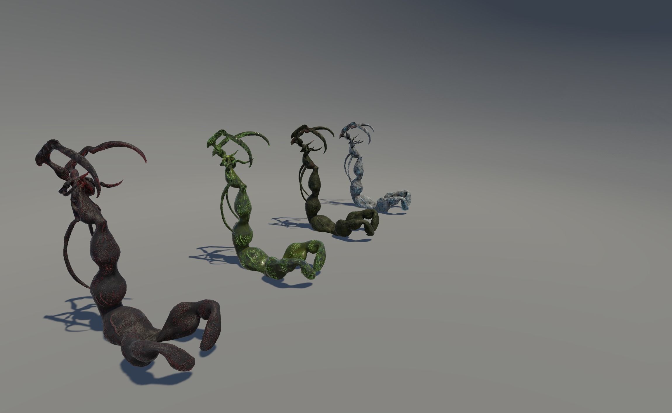 Monster1 plant Low-poly 3D model_22