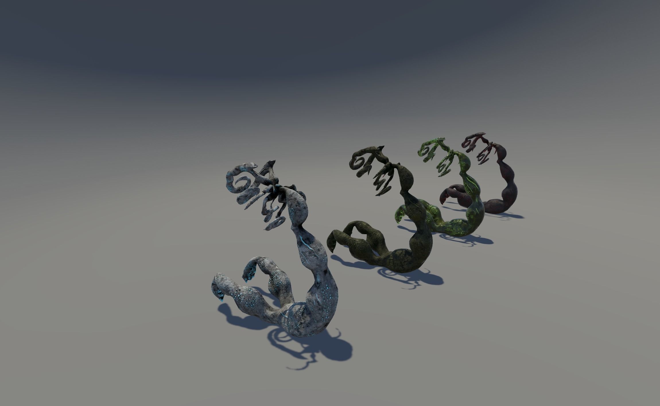 Monster1 plant Low-poly 3D model_34