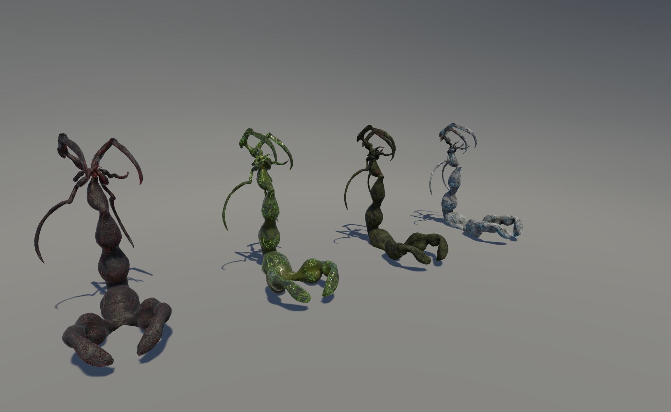 Monster1 plant Low-poly 3D model_20