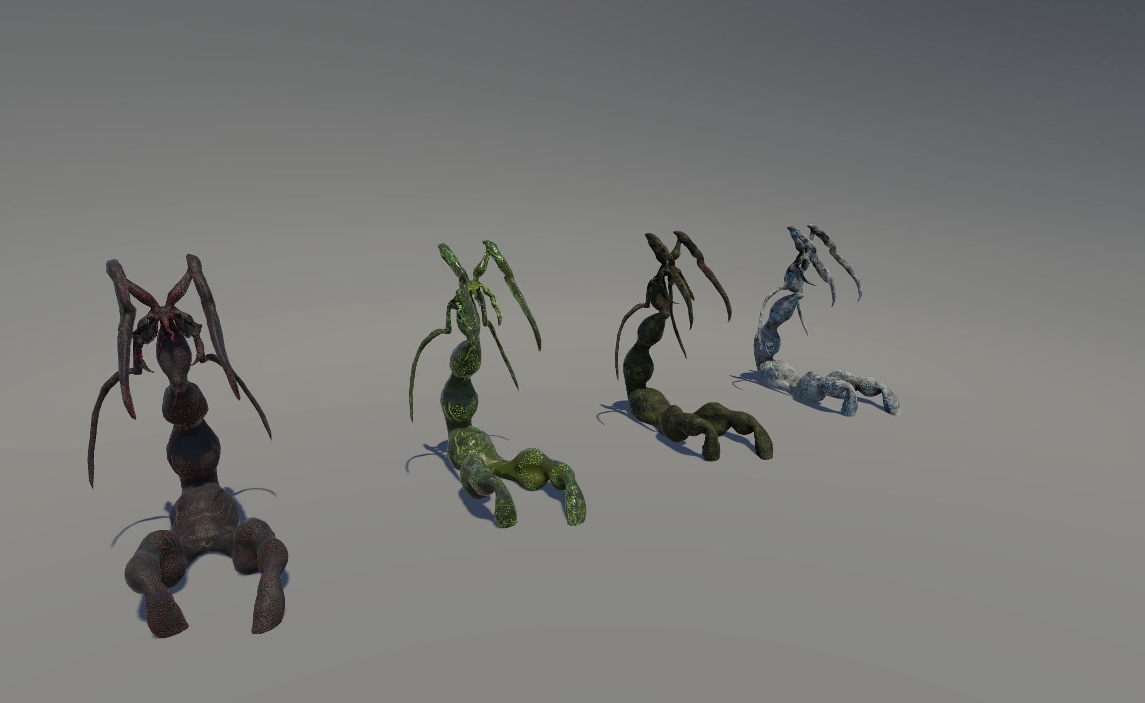 Monster1 plant Low-poly 3D model_19