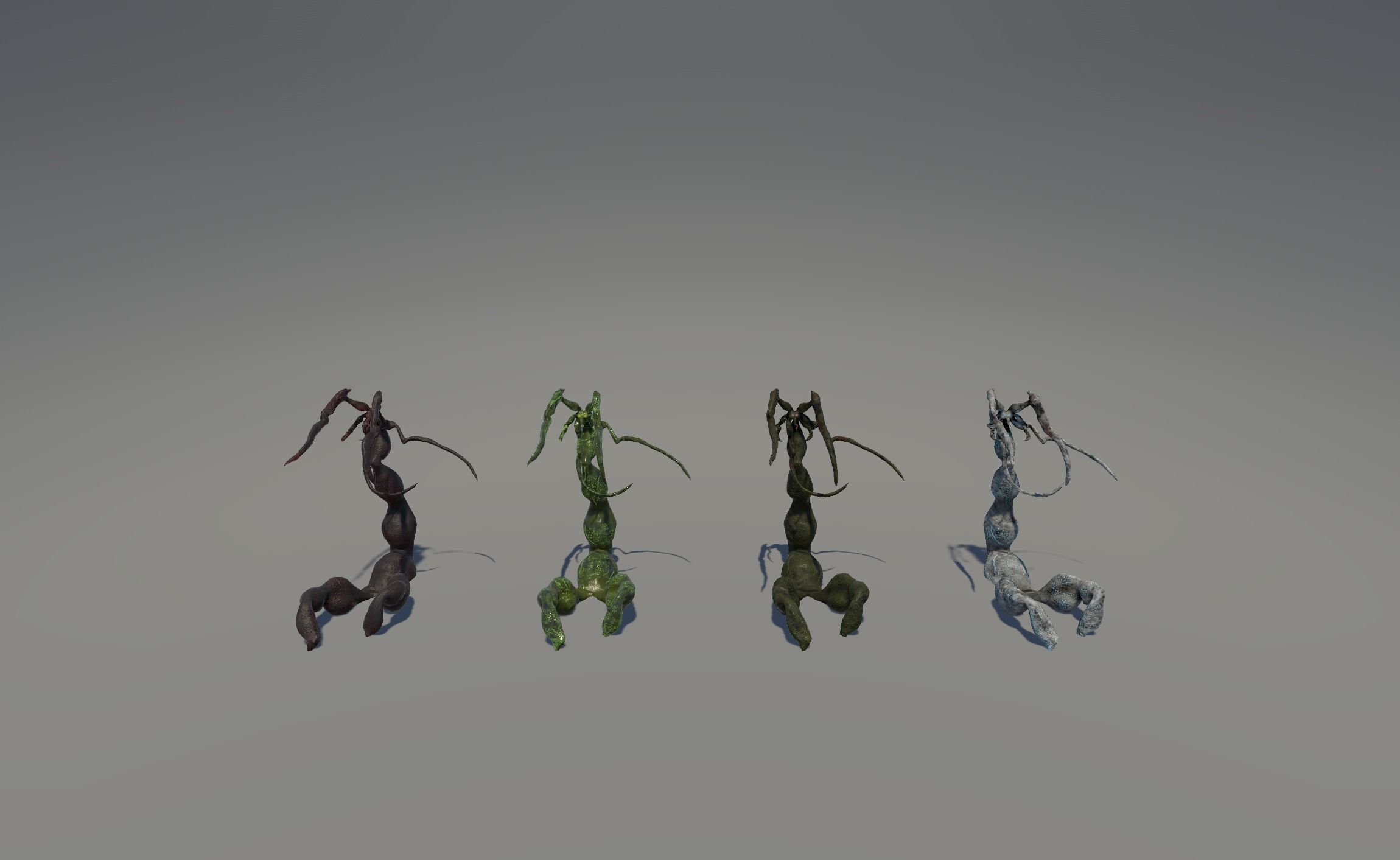 Monster1 plant Low-poly 3D model_17