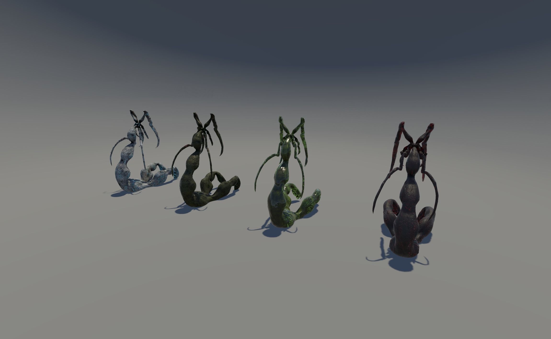 Monster1 plant Low-poly 3D model_23