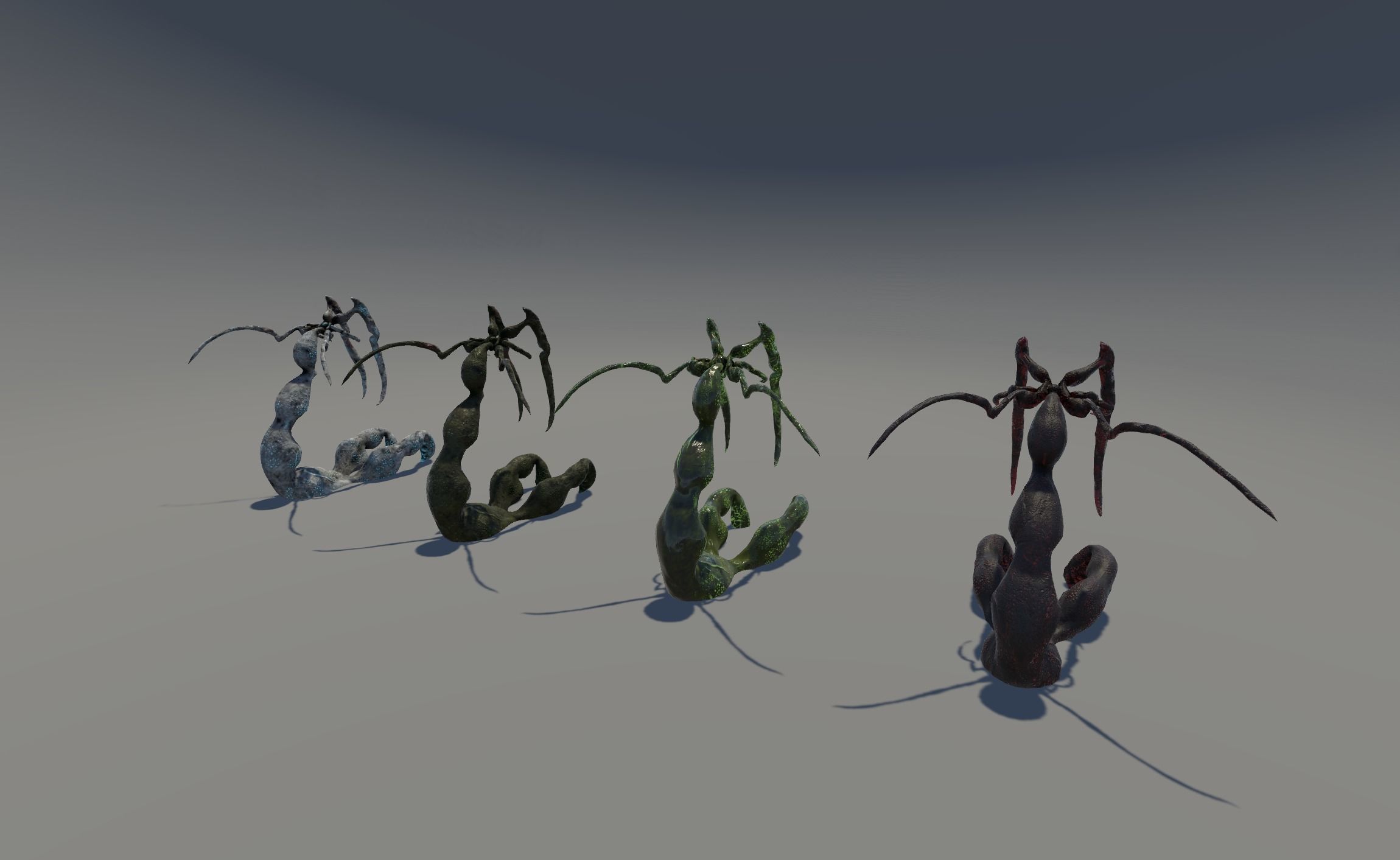 Monster1 plant Low-poly 3D model_24