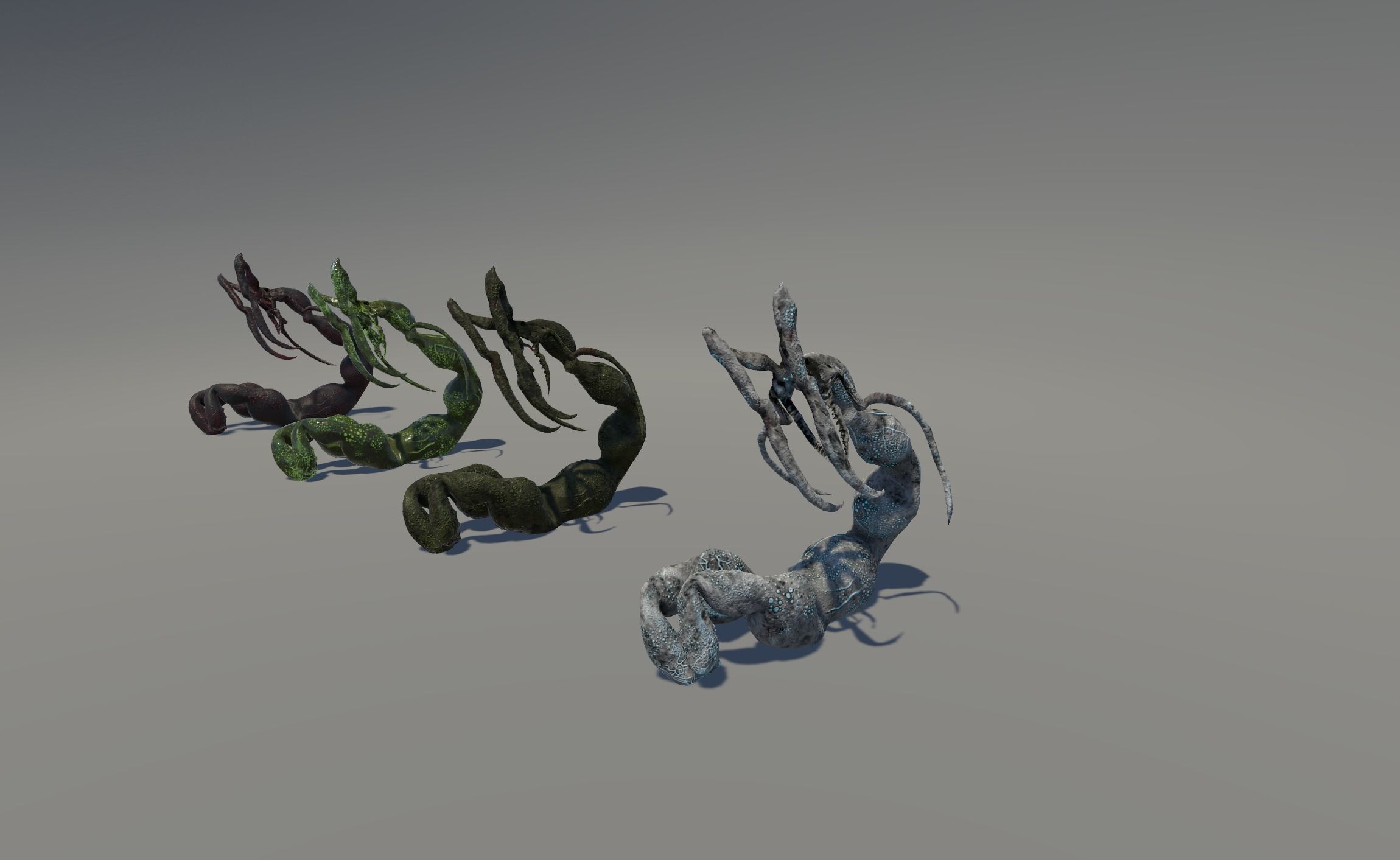 Monster1 plant Low-poly 3D model_39