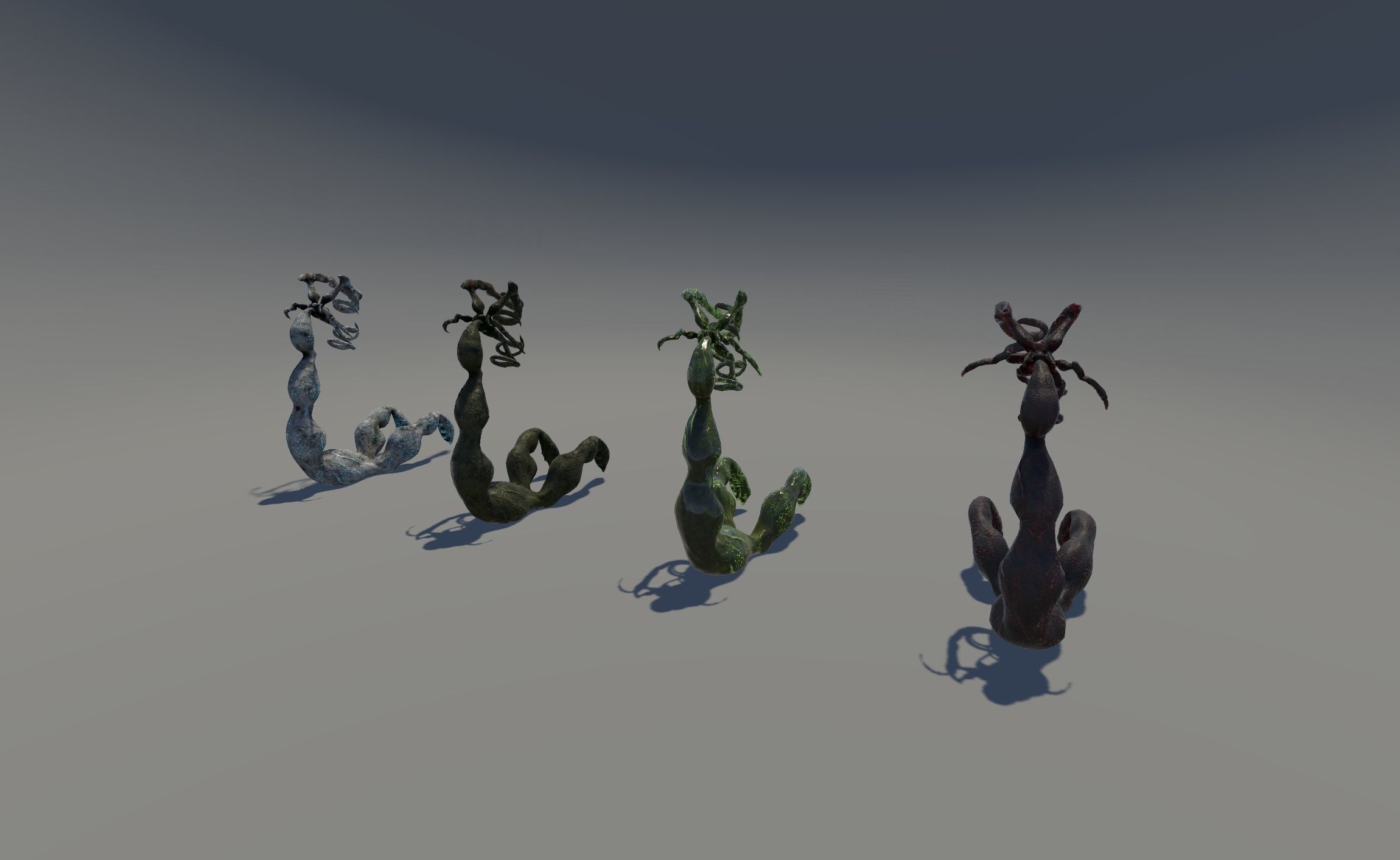 Monster1 plant Low-poly 3D model_29