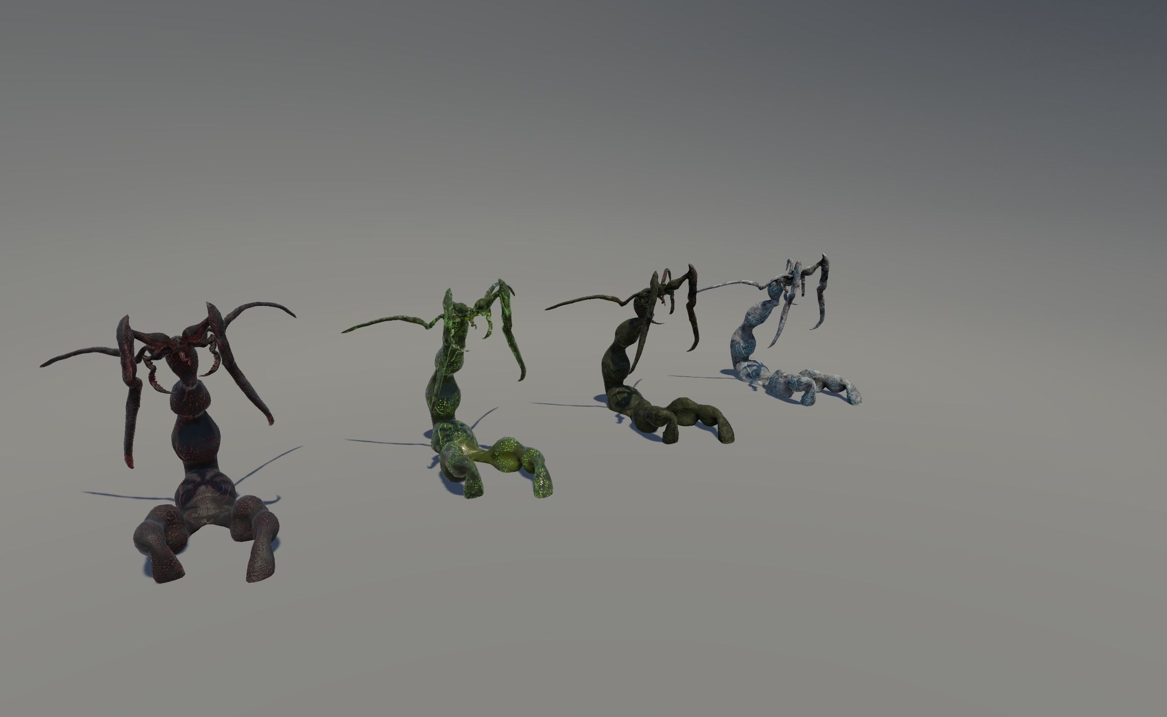 Monster1 plant Low-poly 3D model_44