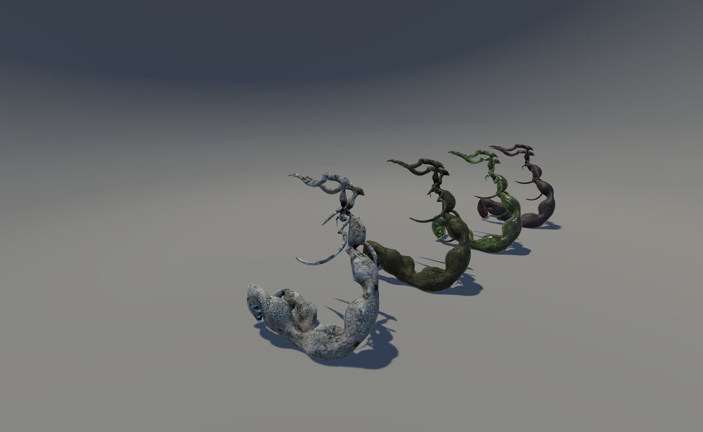 Monster1 plant Low-poly 3D model_35